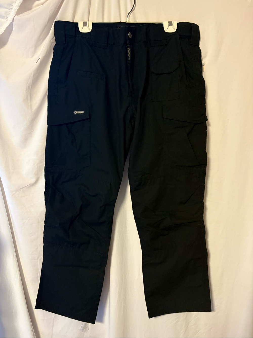 Blackhawk! Men's Black Cargo Pants with Utility Pockets